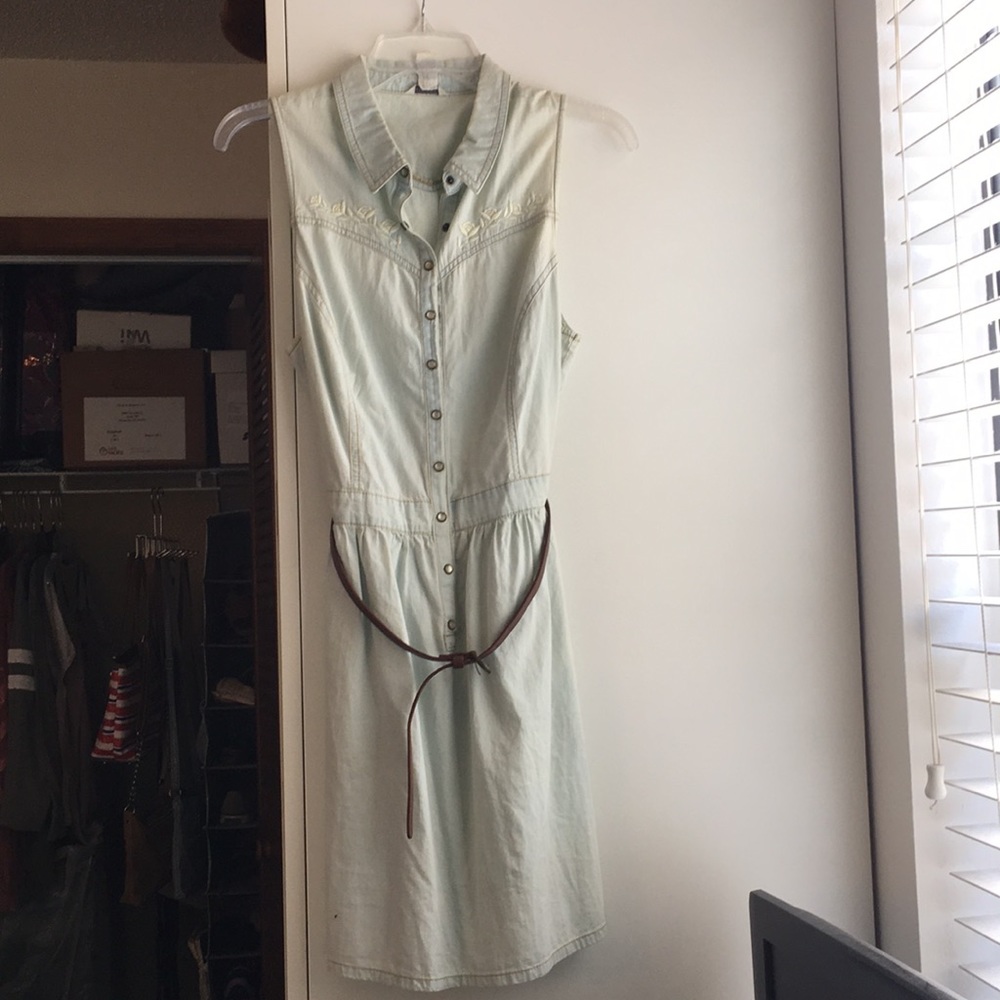 Jean Dress with belt